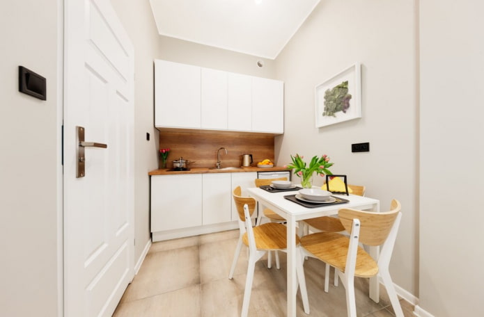 kitchen decoration of 8 sq m