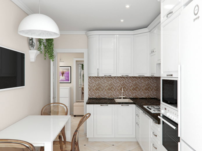 kitchen finishing of 8 sq m