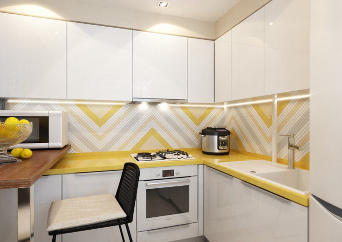kitchen set of 8 sq. m