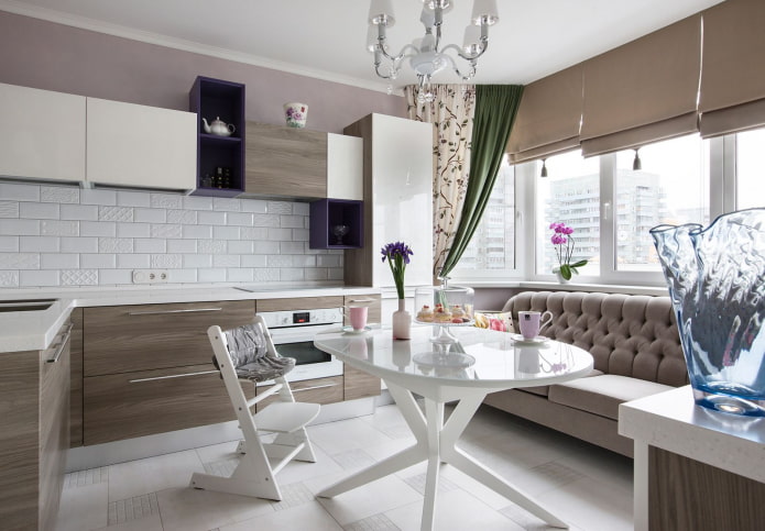 sofa under the window