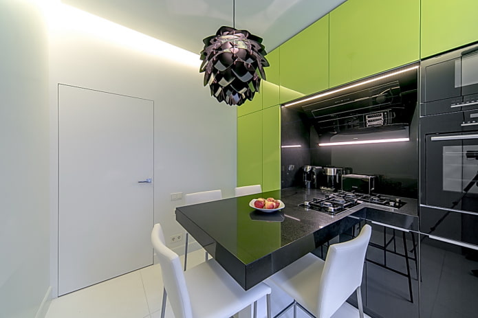 kitchen in high-tech style
