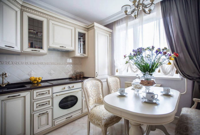 kitchen in classic style