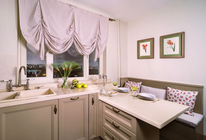 kitchen with a window