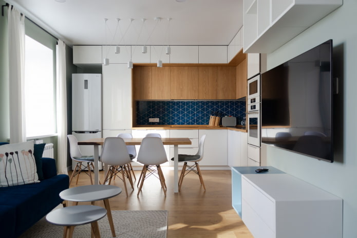 white square room