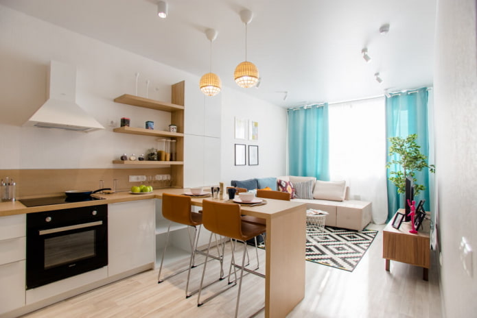 linear kitchen