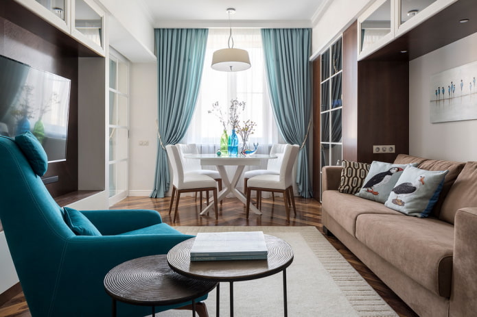 living room-dining room interior design
