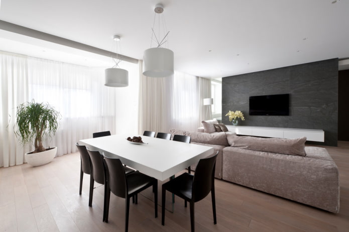 living room-dining room interior design