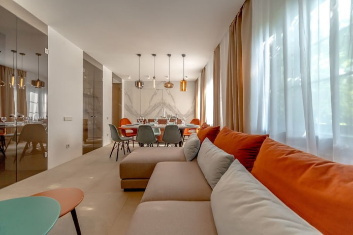 living room-dining room interior design