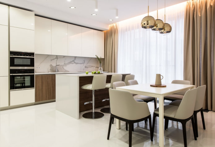 kitchen-dining room interior design