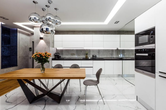 kitchen-dining room interior design