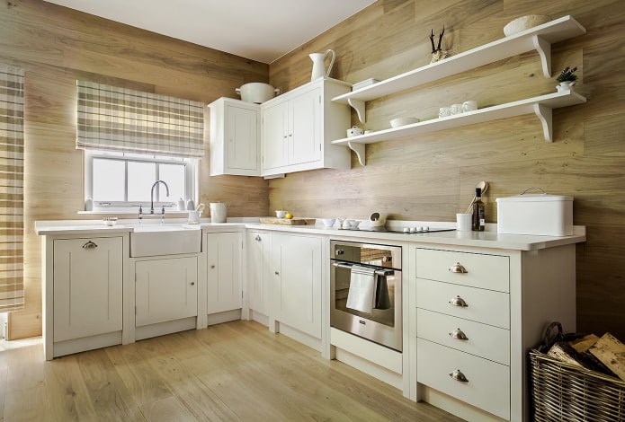 MDF panels in the kitchen