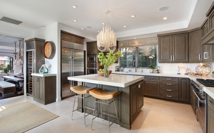 kitchen in classic style
