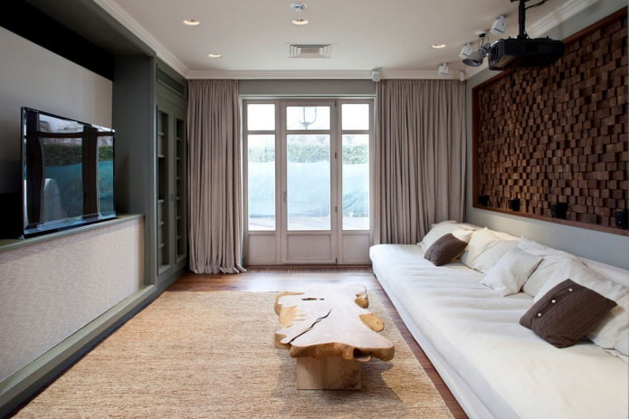 interior of a four-room apartment of 100 square meters