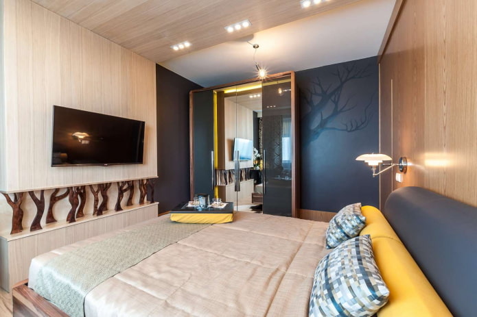 interior of a three-room apartment of 100 square meters