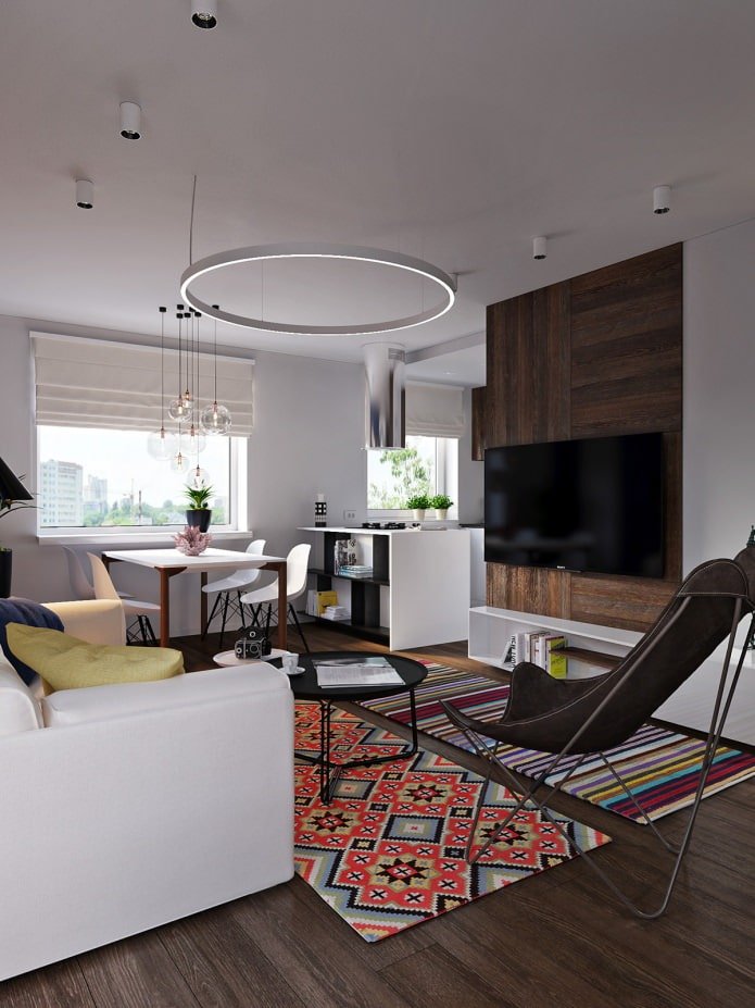 design of an apartment of 31 sq. m.