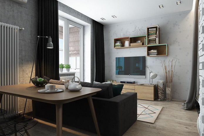 36 square meter apartment layout