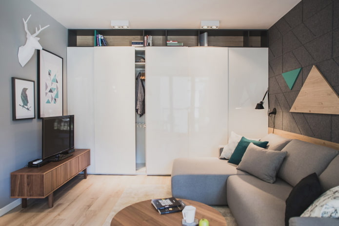 interior of an apartment of 36 squares