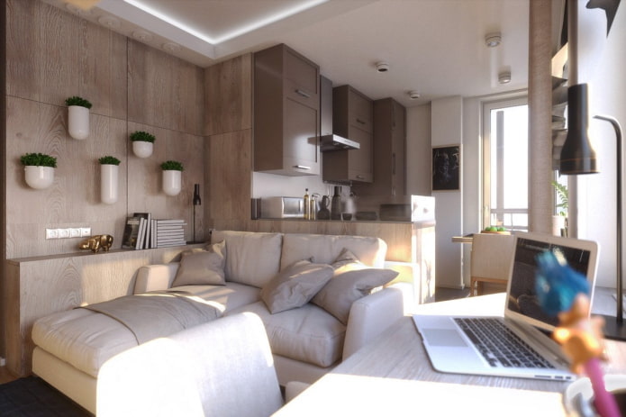 36 square meter apartment layout