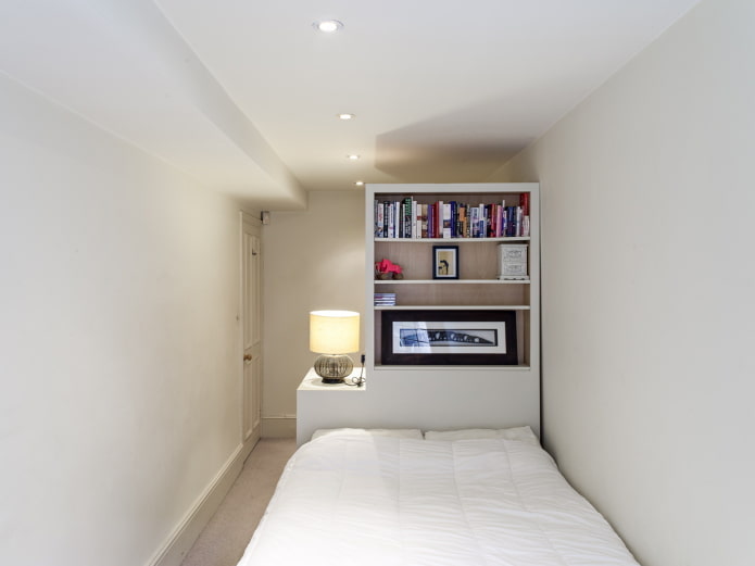 Shelf in the bedroom