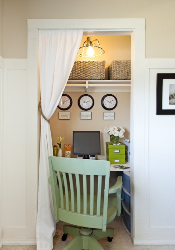 Office in a pantry
