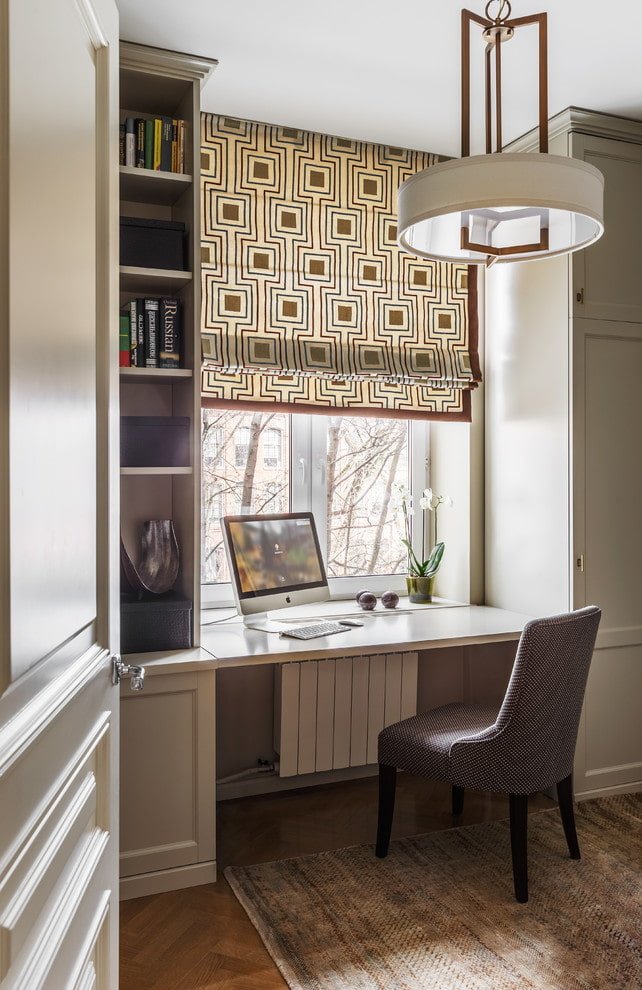 workplace by the window