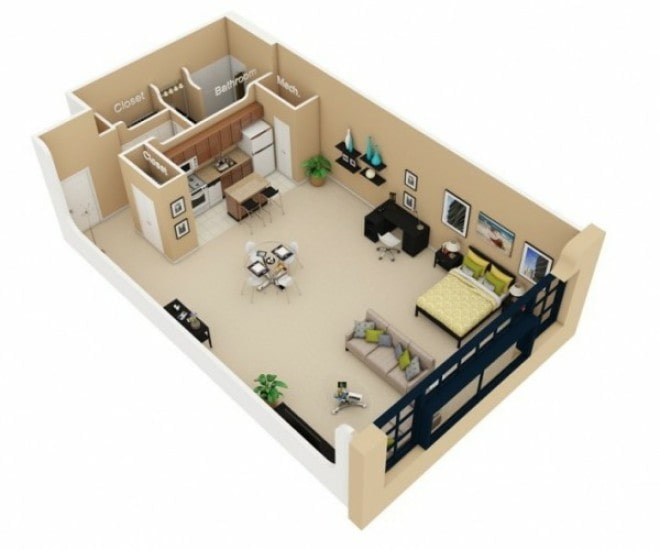 Studio 42 sq