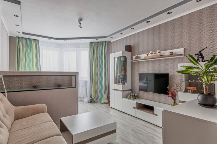 Room in a one-room apartment