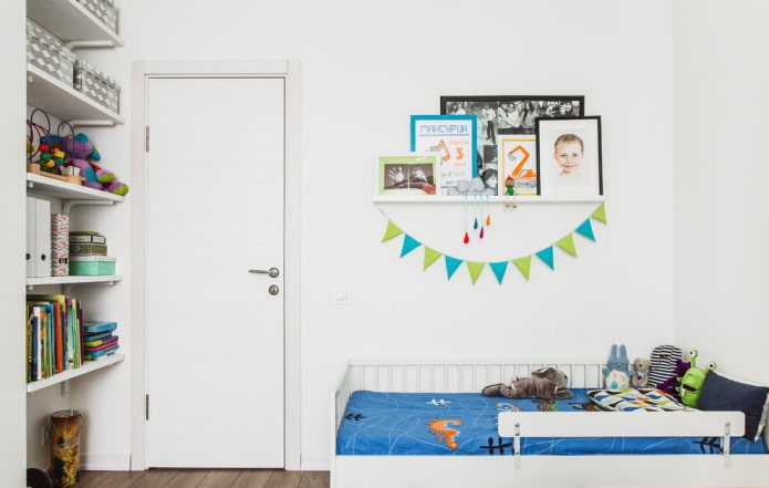 Children's room in a European-style two-room apartment