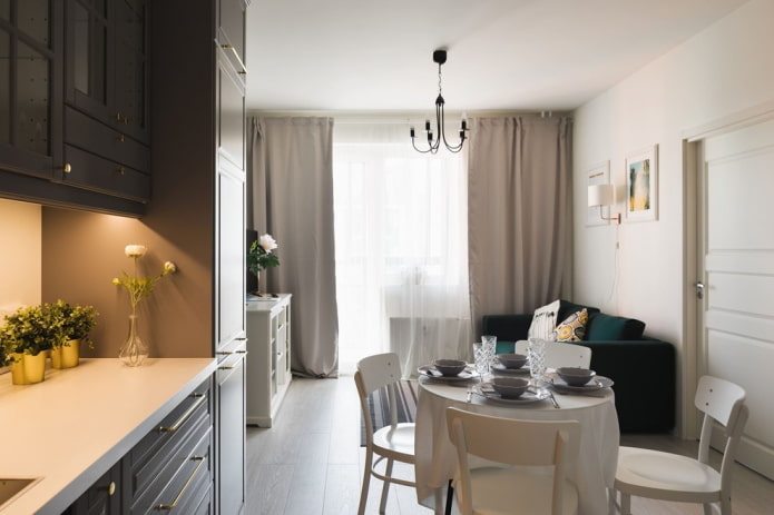 Euro-style apartment in Scandinavian style