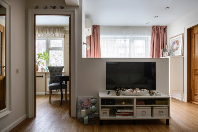 zoning of the apartment