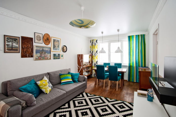 living room in a Khrushchevka