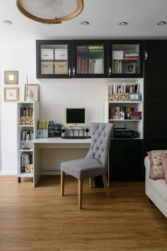 workplace in the apartment
