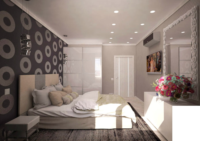 Storage spaces in the bedroom