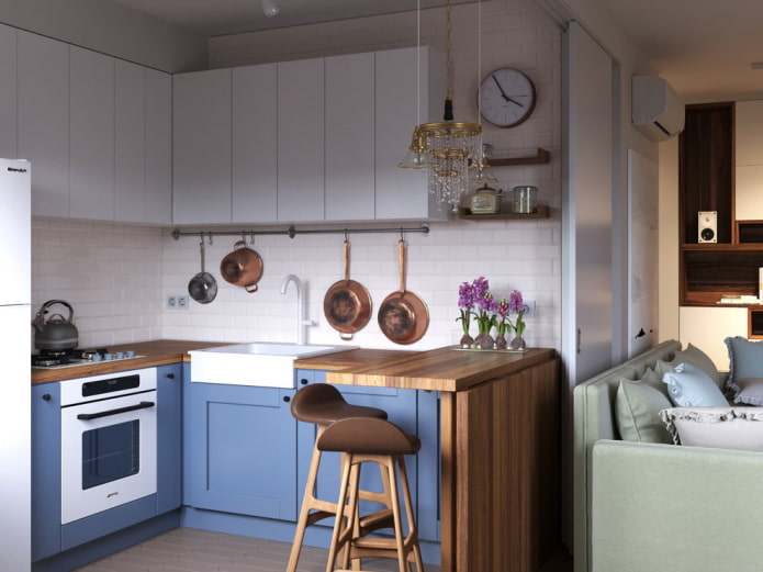 Kitchen in a Khrushchev-era building