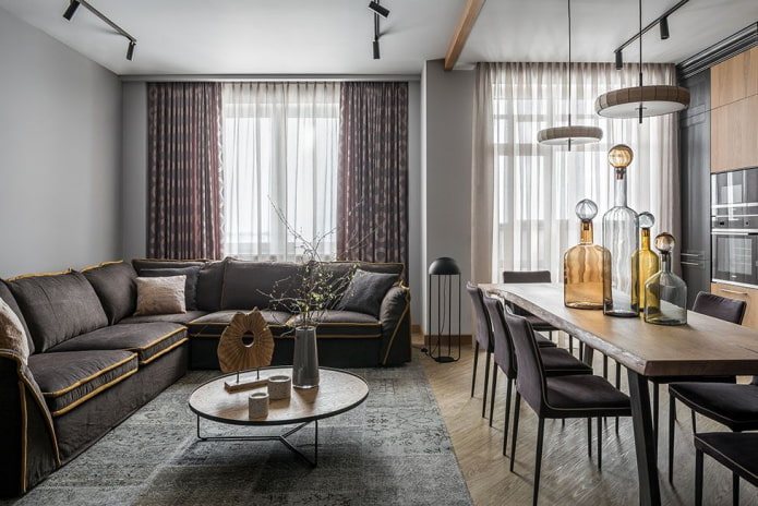 interior of a two-room apartment of 10 square meters