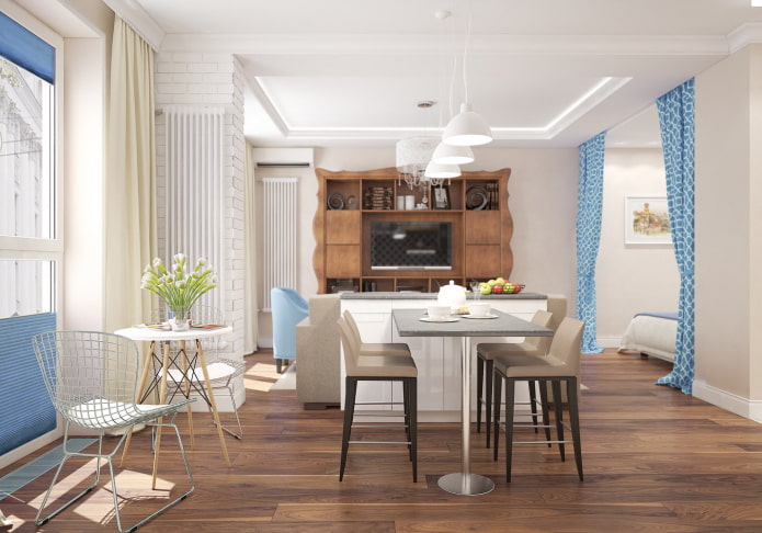 Kitchen-living room