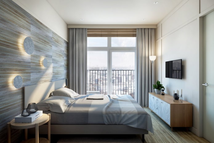 Bedroom in a 46 sq m apartment
