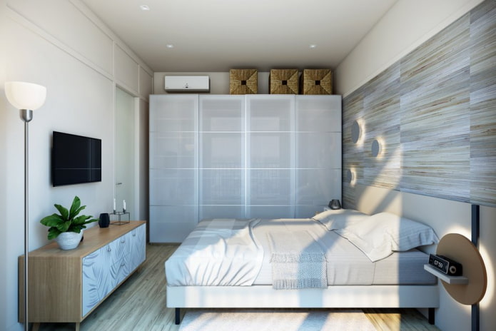 Wardrobe in the bedroom