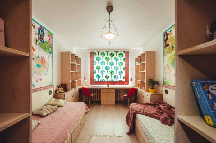 children's room interior in an apartment of 50 square meters