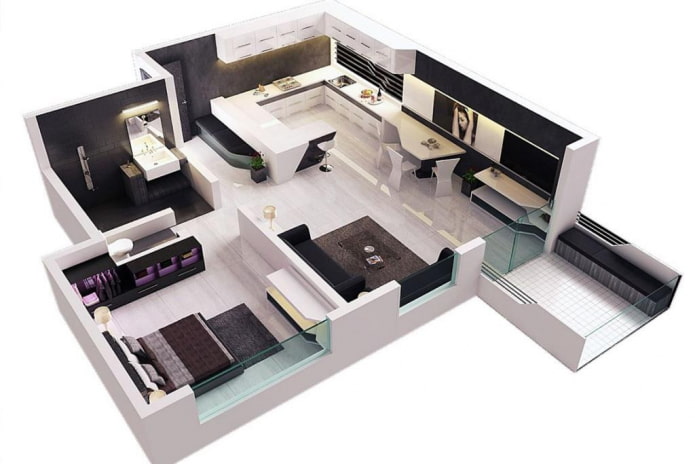 Euro-room apartment