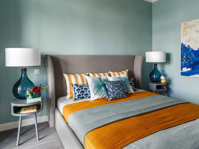 Bedroom in a two-room apartment