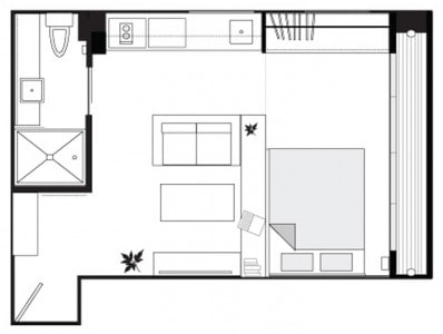 apartment layouts 18 sq m