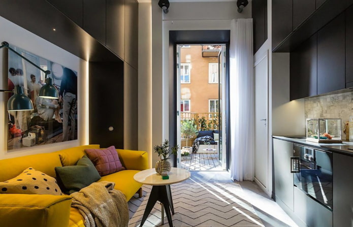 Lounge area on the balcony