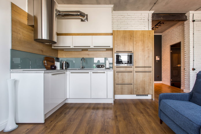 Gas water heater as an element of style