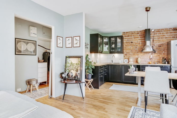 studio apartment interior design