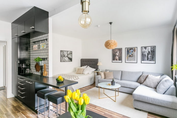 studio apartment interior design