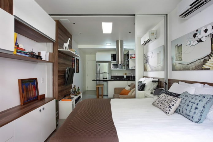 studio apartment layout