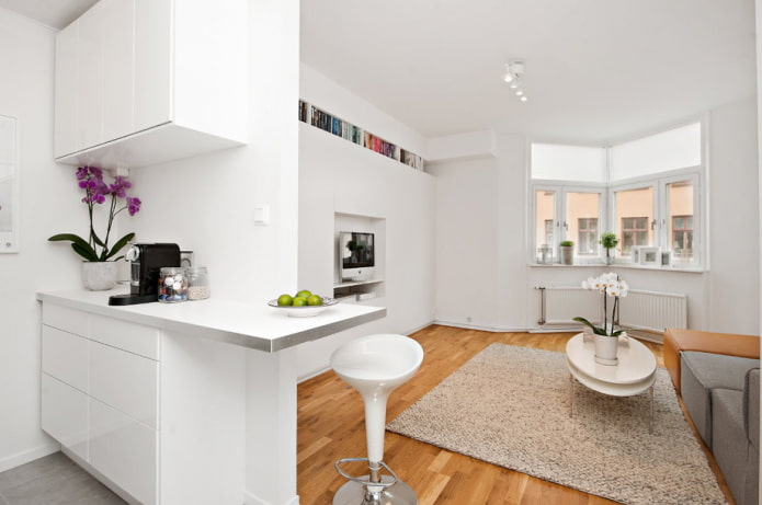 studio apartment interior layout