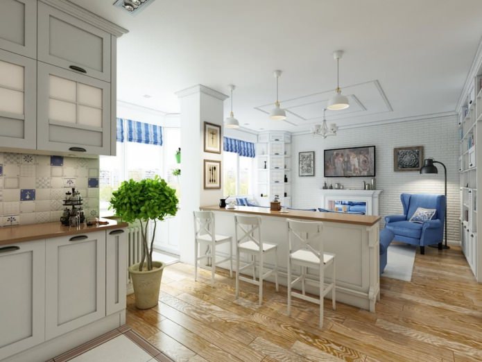 studio in Provence style