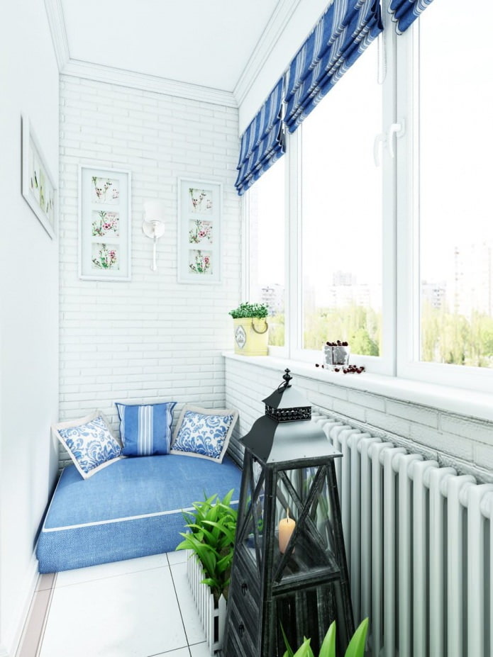 lounge area on the balcony